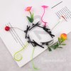Framendino, 56 Pack Funny Bean Sprout Hair Clips Plant Hairpins Grass Barrette for Christmas Decoration