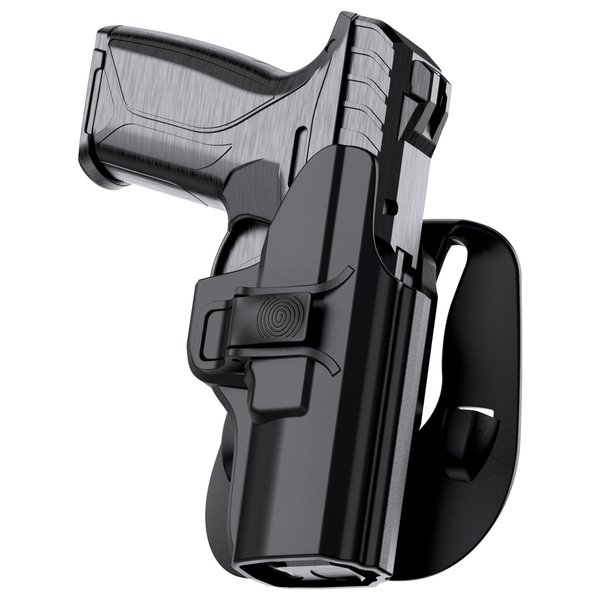 Paddle Holster for Ruger Security 9mm Luger, OWB Right-Handed Gun Holster for Ruger Security 9mm Compact/Pro/Standard Without Red Laser, 60° Adjustable Open Pistol Holsters with Quick Release