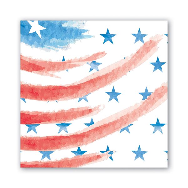 Michel Design Works Luncheon Napkins, Red, White & Blue