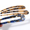 3 Pcs French Hair Pin Tortoise French Hair Fork 4.3 Inch U Shaped Hair Pins Acetate Acrylic French Pin Decorative Hair Pins for Women