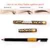 2PACK Microblading Eyebrow Ruler Makeup Measure Eyebrow Guide Ruler Permanent Tools Calipers Tattoo Eyebrow Line Lip Makeup Tools Double Scale Tattoo Stencils Sliding Gauge With Extra Gift