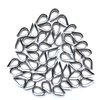 HEVERP 50 PCS M3 Stainless Steel Thimble for 1/8 Inches Diameter Wire Rope