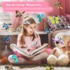 36 Pack Painting Butterfly Craft Kit for Kids, 24 Paper Butterflies and 12 Color Pens, Rubber Band Wind Up Butterfly Toy, Make Your Own Magic Flying Butterfly, Party Game,School Activity,Surprise Card
