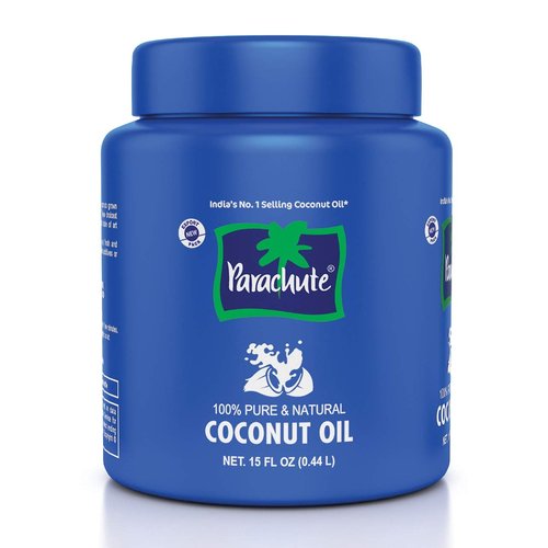 Parachute 100% Pure and Natural Unrefined Coconut Oil | No Chemicals & Added Preservatives | 15 Fl Oz Jar