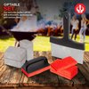 Modern Innovations 25-Piece Griddle Cleaning Kit, 20 Scouring Pads, 3 Grill Bricks, 1 Indoor Grill Scraper, 1 Handle, Pumice Stone Brick, Blackstone & Weber Compatible BBQ Flat Top Cleaner Accessories