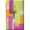 SnazzySwitch Cool Squares Decorative Light Switch Cover - Single Toggle Wall Plate
