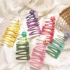 7 Pcs Yellow Sweet Flower Women Girl Barrette Bobby Pin Hairpin Hair Clips Decoration Elegant Gold Gifts Hair Clips Clips and Barrettes