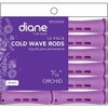 Diane 9/16" Cold Wave Rods Curlers Hair Perm #dcw3sh 12pc - Orchid - Short