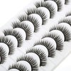 SYlashes False Eyelashes 12mm Faux Mink Lashes Natural Look Cat Eye Lashes Fluffy Soft Wispy Luxury Volume Fake Lashes 10 Pairs Pack