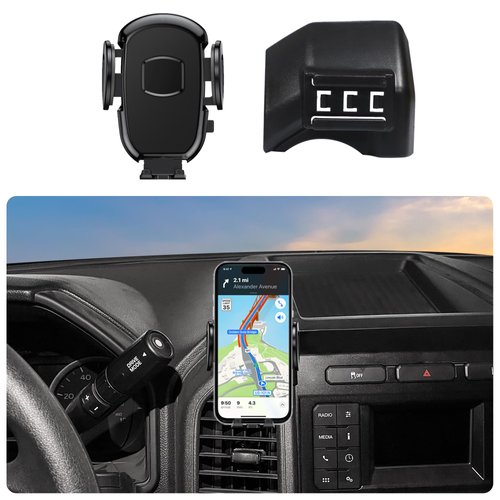 Car Cell Phone Holder Fits for Ford F-150 2015-2020, Air Vent Cell Phone Car Mount Fits snugly Perfectly Design Fit for iPhone Android and All Smartphones,360° Rotation,Easy to Install