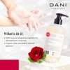 DANI Naturals Moisturizing Hand Soap – Citrus Rose Scent, Hydrating, Sulfate-Free & Paraben-Free, 12 Oz Bottle with Pump, Gentle Cleansing for Dry Skin