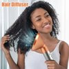 Portable Hair Diffuser Attachment for Dyson for Airwrap HS05 HS03 HS01, Hair Dryer Diffuser Nozzle Converting for Airwrap Styler To Hair Dryer, Gold