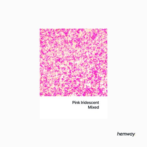 Hemway Pink Iridescent Mix Glitter Chunky Multi Purpose Dust Powder Arts & Crafts Wine Glass Decoration Weddings Flowers Cosmetic Face Eye Body Nails Skin Hair Festival 100g
