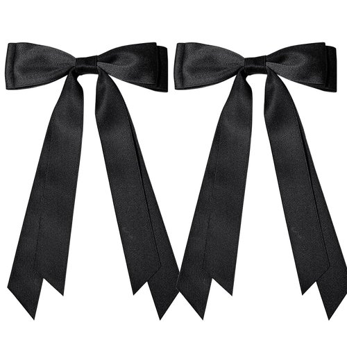 Ribbon Bow Hair Clips, 2Pcs Handmade Bows Barrettes Hair Bows Alligator Clips Ribbon Hair Accessories for Girls Toddlers Teens (Type2)