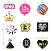 13th Birthday Hanging Swirls - 28 Pieces - Funny 13th Birthday Party Supplies, Decorations, Gifts and Favors