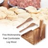 Dough Tool, Easy To Use Tortilla Press Wood Antislip Square Multifunction Nonslip Wooden Handle Fine Workmanship Dough Pressing Tool for Kitchen Baking