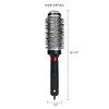 Cricket Technique #350 1.5” Thermal Hair Brush Seamless Barrel Styling Hairbrush Anti-Static Tourmaline Ionic Bristle for Blow Drying Curling All Hair Types