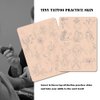 1pc Premium Silicone Tattoo Training Pad Double Side Pre-Printed Pink Tiny Tattoo Practice Skin for Body Art Tattoo Training