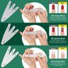 XIFEPFR Gel Nail Polish Remover Kit, 2 Pack Gel Polish Remover with Liquid Latex, Nail Buffer and File, Cuticle Tool, Magic Gel Remover, 2-5Mins Remove Gel Polish, No Soaking Wrapping, Gifts for Women