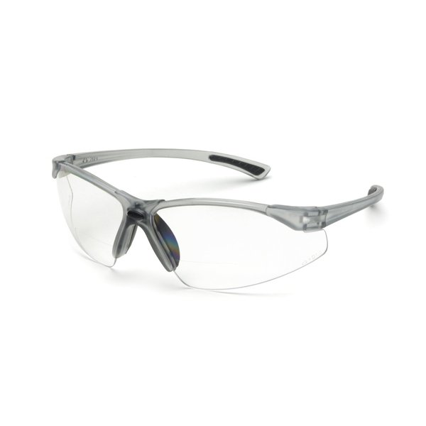 Delta Plus WELRX20010 Safety Glasses, Clear Lens, 1.00 Diopter