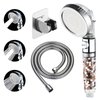 KAIYING Filtered Shower Head with On Off Switch, High Pressure Handheld Showerhead with Beads, Detachable Filter Showerhead with 5Ft Hose, Self Adhesive Bracket