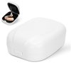 Hearing Aid Case,Waterproof Drop Resistance Storage Box Portable Protective Box for Storing Hearing Aids(White)