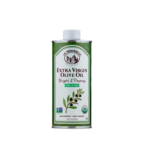 La Tourangelle, Organic Extra Virgin Olive Oil, Cold-Pressed High Antioxidant Picual Olives From Spain, 25.4 Fl Oz