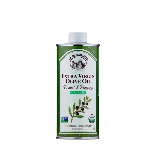 La Tourangelle, Organic Extra Virgin Olive Oil, Cold-Pressed High Antioxidant Picual Olives From Spain, 25.4 Fl Oz