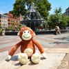 Yonkey Monkey Popular 10-inch Cute Soft Plush Monkey, Travel Buddy, Blogger, Friend