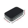 Goodma 20 Pieces Rectangular Metal Empty Hinged Tins Containers Basic Necessities Home Storage Organizer Mini Box Set, 3.75 x 2.45 x 0.8 inch (Black)
