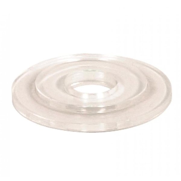 Satco 91429-1.3" 1/8 IP Clear Crystal Washer with Lip (90-1429)