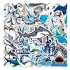 Shark Stickers - Great White Tiger Sharks Fish Waterlife Deep Sea Freshwater , Waterproof Durable Reusable Vinyl Decals, 10 , 20 , 50 , Water Bottle Bike Bumper Luggage Skateboard Graffiti, Best Gift for Everyone (20)