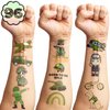 Camo Tempoary Tattoos for Kids, Army Birthday Party Favors Decorations 96PCS Tattoos Stickers Cute Party Supplies Girls Boys Gifts Classroom School Prizes Themed Christmas