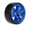 GoolRC 4PCS/Set 1/10 Drift Car Tires Hard Tyre Replacement for Traxxas HSP Tamiya HPI Kyosho On-Road Drifting Car (Blue)