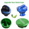 Diesel Fuel Cap for Dodge Ram, Aluminum Factory Combo Pack - Magnetic Diesel Fuel Cap & DEF Cap for RAM 1500 2500 3500 Trucks (2013-2019)