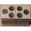 100 2x2 Cardboard Coin Holders 3-COIN SET (Cents and Dimes)