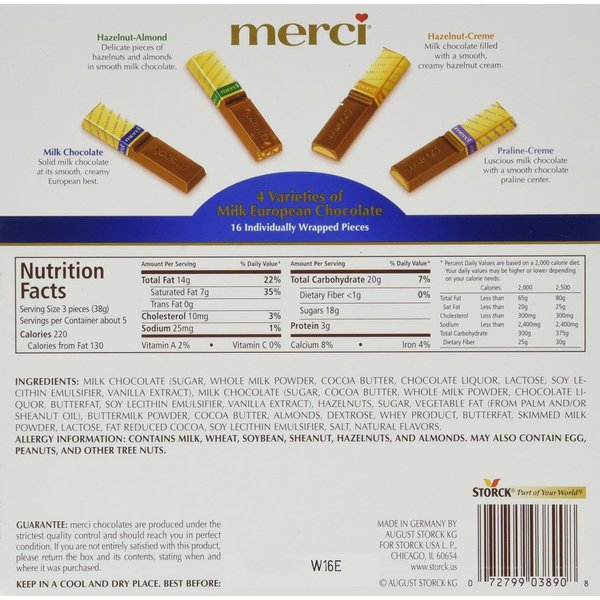 MERCI Assorted Milk Chocolates (200g , 7oz)