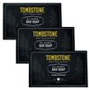 Live Bearded: All-Natural Bar Soap For Men, 3-Pack of 3 5 oz. Bars, Made in the USA - Exfoliates, Moisturizes - Bamboo, Charcoal, Pumice, Coconut, Avocado, and Argan Oils - Tombstone Scent