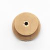 WEICHUAN 15PCS Round Wood Unfinished Cabinet Furniture Drawer Knobs Pulls Handles (Diameter: 1-1/2 Inches Height: 1 Inch)