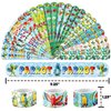 Cherisnowy 48 PCS Parrot Party Favors 24PCS Tattoos Sticker 24PCS Slap Bracelets Wristbands Perfect for Themed Birthday Baby Showers or Classroom Rewards Ideal Decor and Gifts for Girls and Boys