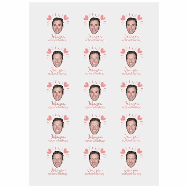 Custom The Groom Face Temporary Tattoos Adult, Personalized Fake Tattoos for Funny Bachelorette Party, Temporary Tattoos for Women,15 Sheets
