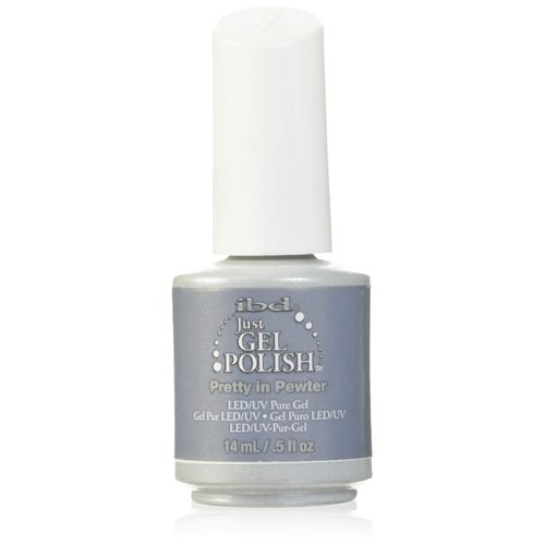 IBD Just Gel Nail Polish, Pretty In Pewter, 0.5 Fluid Ounce