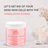 Pink Himalayan Salt Body Scrub (Pack of 2), Deep Cleansing & Moisturizing scrubber For Women, Exfoliating Scrub for Soft Skincare, Removes Dead Skin Cells, Natural Face, Foot, Hands Exfoliation
