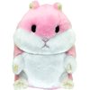 Petsport Big Fat Hamster Plush Dog Toy with Squeaker, 5 Inch, Pink, for Small Dogs