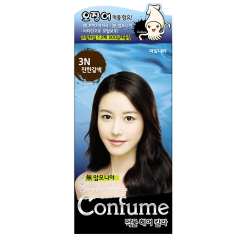 WELCOS Confume Squid Ink Hair Color 3N - Dark Brown, 3.4 Ounce (Pack of 1)