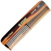 Kent A OT Fine and Wide Tooth Pocket Comb, Fine Wide Teeth Dresser Comb For Hair, Beard and Mustache,Coarse and Fine Hair Grooming Comb for Men,Women and Kids.Saw Cut Hand Polished.Handmade in England