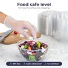 Fit Meal Prep 150 Pack 32 oz Clear Plastic Salad Bowls with Airtight Lids, Disposable To Go Salad Containers for Lunch, Meal, Party, BPA Free Clear Bowl for Acai, Green Salad, Fruits, Nuts