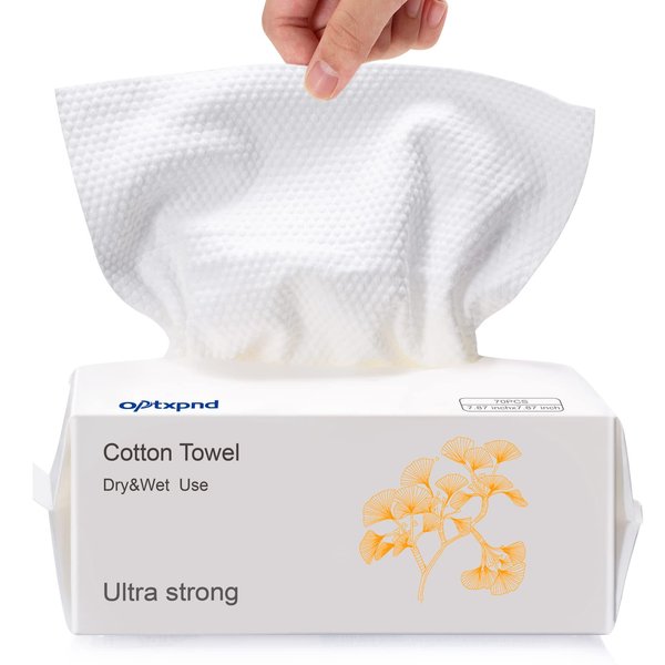 Disposable Face Towel Face Cloth for Washing, Newest Thicker Disposable Face Cleaning Towelettes for Women Soft Face Towel for Cleanser Office Travel Makeup Remove