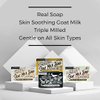 Legend’s Creek Farm, Goat Milk Soap, Moisturizing Cleansing Bar for Hands and Body, Creamy Lather and Nourishing, Gentle For Sensitive Skin, Handmade in USA, 5 Oz Bar (Dead Sea Salt O.S.)