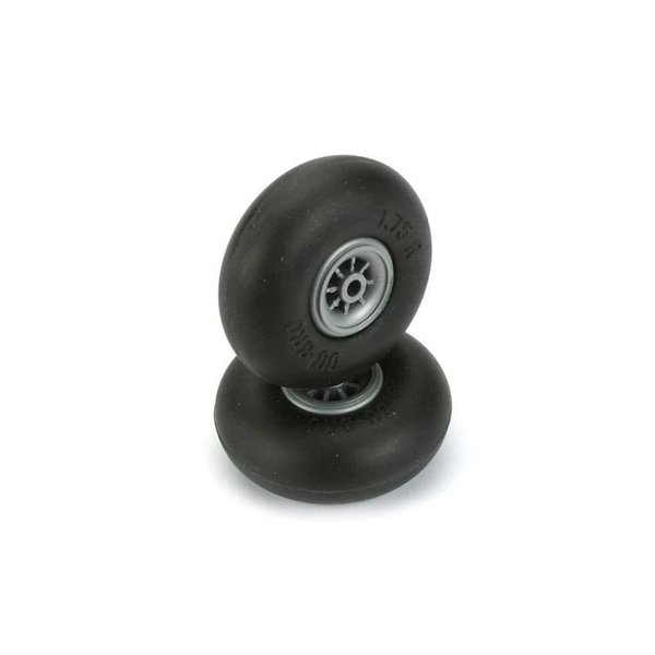 Du-Bro 325R 3-1/4" Diameter Smooth Surface Wheel (2-Pack)